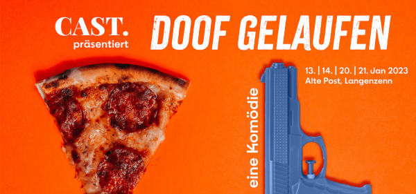 Banner für die Theaterproduktion