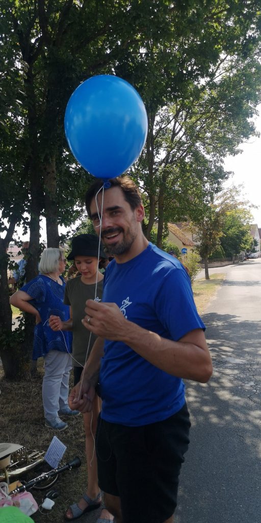Thomas bei der Kärwa Retzelfembach 2023.