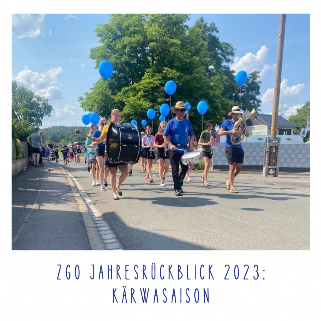 ZGO-Jahresrückblick 2023: Beim Umzug der Retzelfembacher Kärwa.