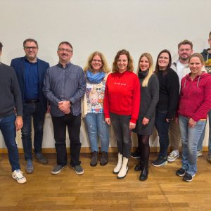 Der neu gewählte Vorstand des Fördervereins Zenngrundorchester im November 2024.